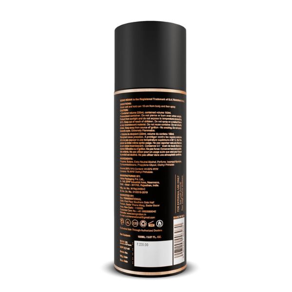 Being Indian Bi-III Deodorant Spray – Long-Lasting