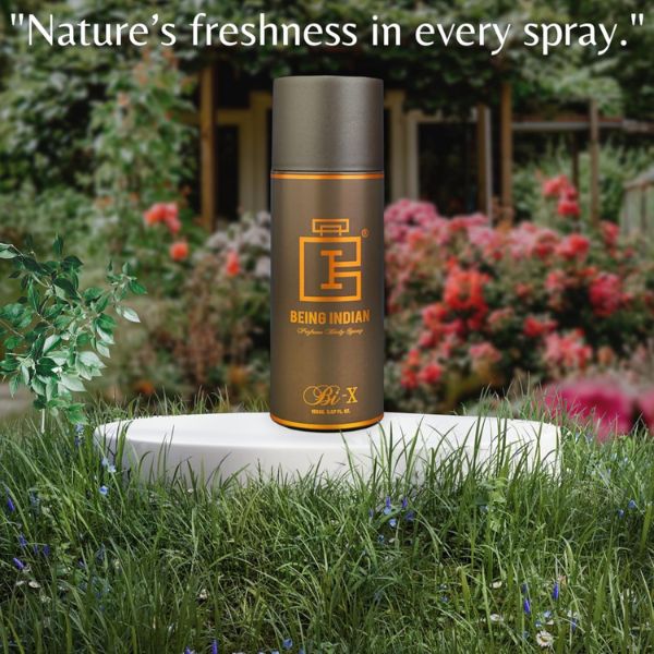 Being Indian Bi-X Deodorant Spray for Men – Intense Long-Lasting Fragrance