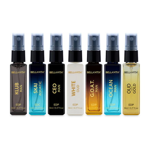 Bella Vita Luxury Pocket Aerosol Perfumes Unisex Fresh