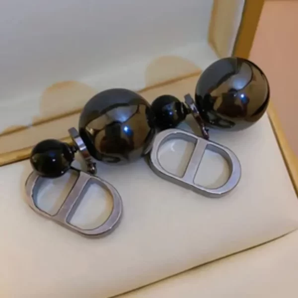 Korean Double Ball Earrings