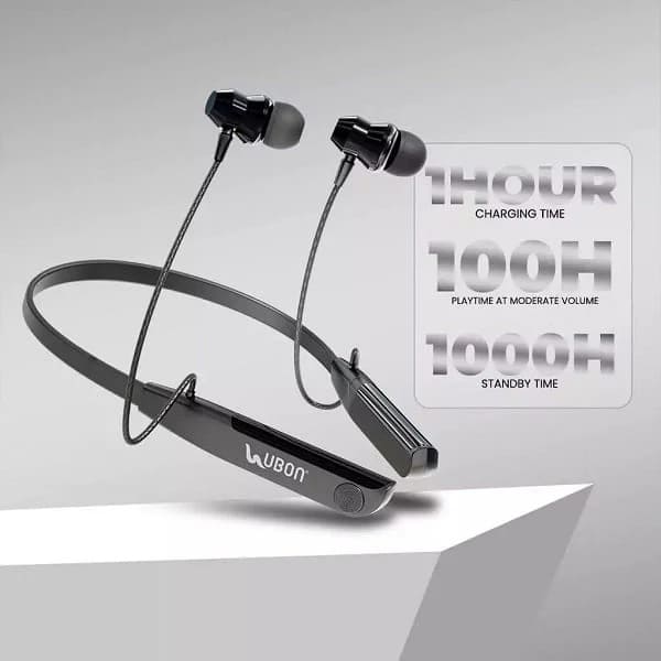 UBON Bullet Series CL-35| Wireless Neckband Earphones| Extra Battery