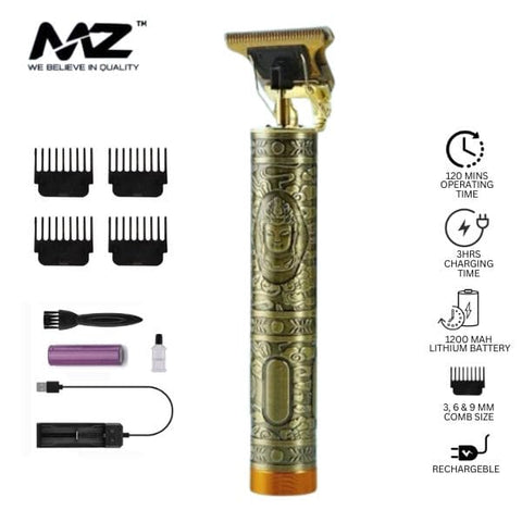 Mz M852T Beard Trimmer For Men, Professional Hair Clipper, Adjustable Blade Clipper and Shaver