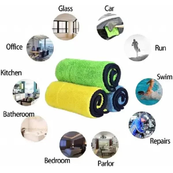 Highly Absorbent Dust Towel Microfiber Cleaning For Multi-Purpose