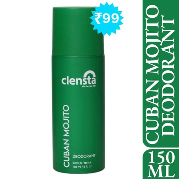 Clensta Body Spray Cuban Mojito Deodorant Long Lasting Perfume & All-Day Freshness For Men & Women