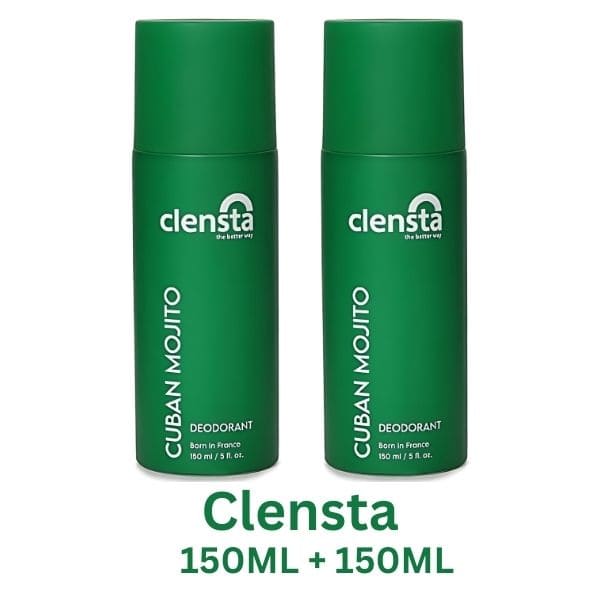 New Deodorant Combo : 2 Clensta + 2 Bombay Desire (Pack Of 4)