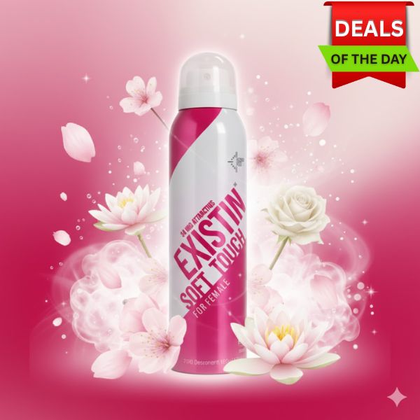 Deals of the Day| Existin Soft Touch Deodorant 170ML for unisex
