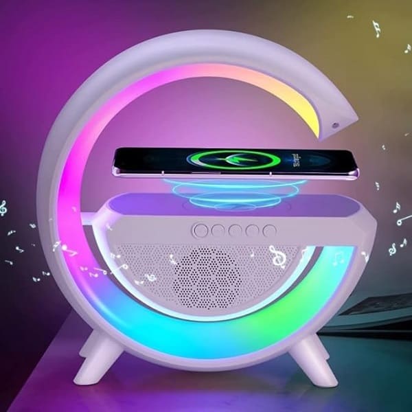 G Shape Wireless Bluetooth Charger Speaker Multifunctional ( Free :-Deodorant ) - My Store