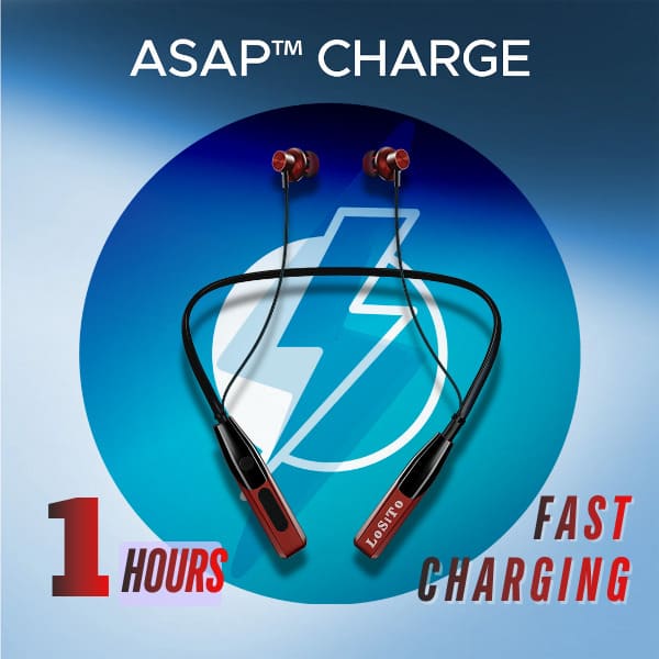 PACK OF 2| Neckbands LoSito Gratitude Neckband Bluetooth 5.4 | 0H Playtime | Deep Bass