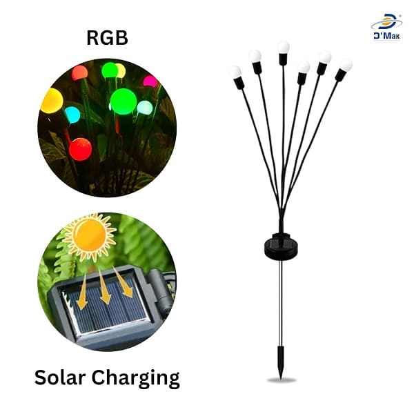 LED Solar Garden Light, Solar Firefly Warm White Garden Light - My Store