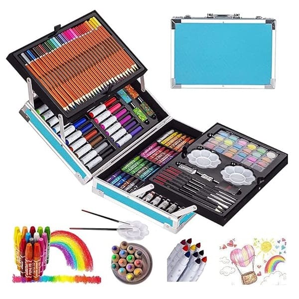 Art Set For Kids 145 Pcs Supplies Kit in Portable Case - My Store