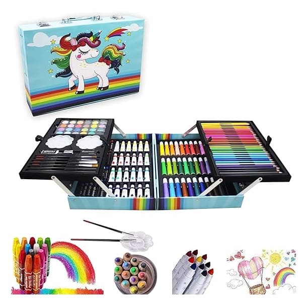 Art Set For Kids 145 Pcs Supplies Kit in Portable Case - My Store