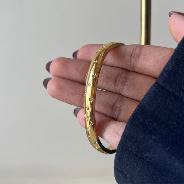 The Golden Star Stackable Kada