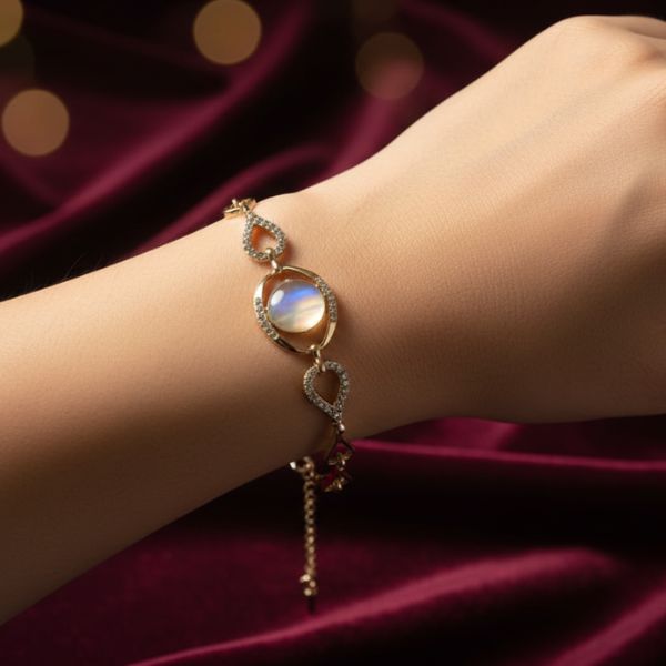 Elegance Cat’s Eye Gemstone Bracelet