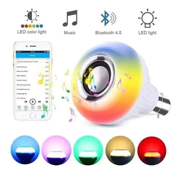 Music Bulb Speaker With Multi-Function