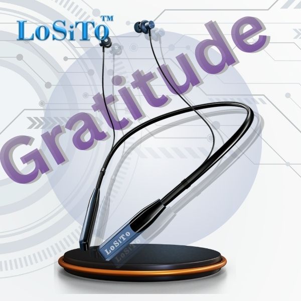 LoSito Gratitude Bluetooth 5.4 Neckband | 50H Playtime | Deep Bass