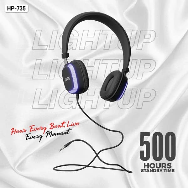 UBON HP-735 Wireless Bluetooth Headphones| 50 Hours Playtime |Deep Bass