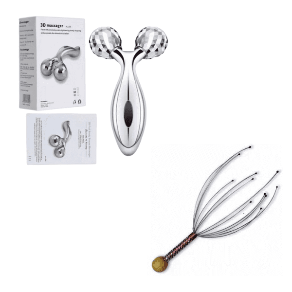 Body Massager &amp; Manual Head Massager – Relaxation Combo