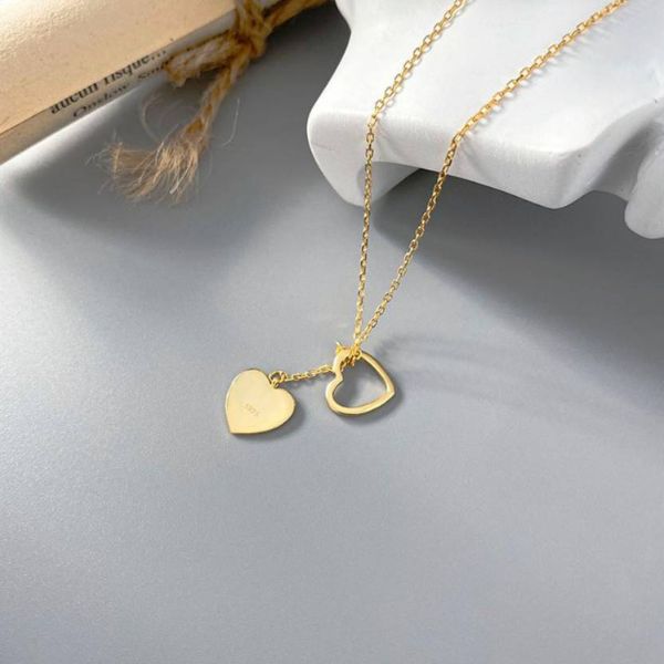 Stunning Heart drop down Pendant Necklace for Women