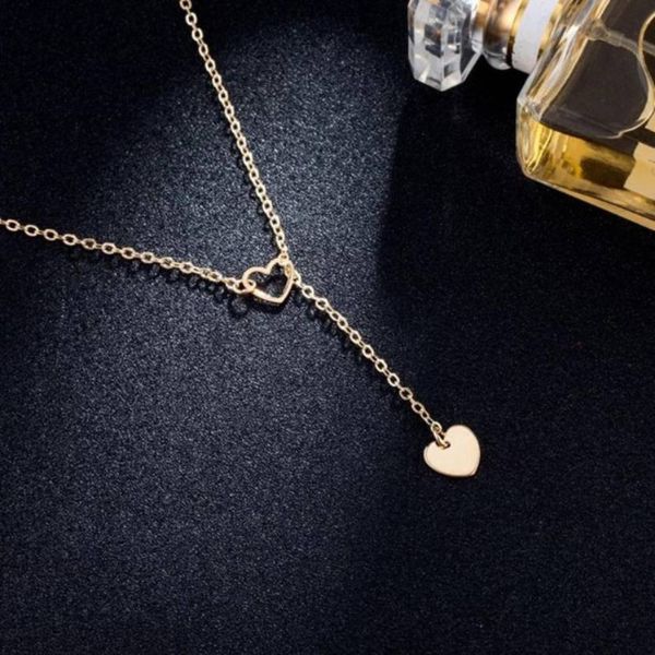 Stunning Heart drop down Pendant Necklace for Women