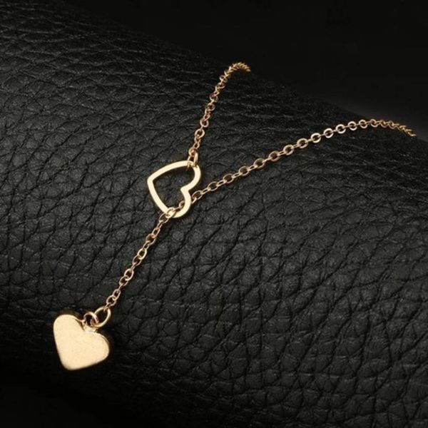 Stunning Heart drop down Pendant Necklace for Women