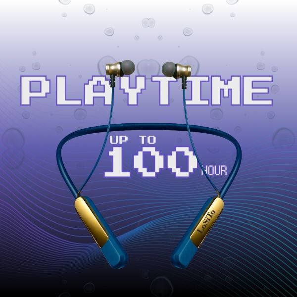 PACK OF 2 |Neckbands LoSiTo Thank You Neckband | 100 hrs Playtime | Pure Copper Speaker