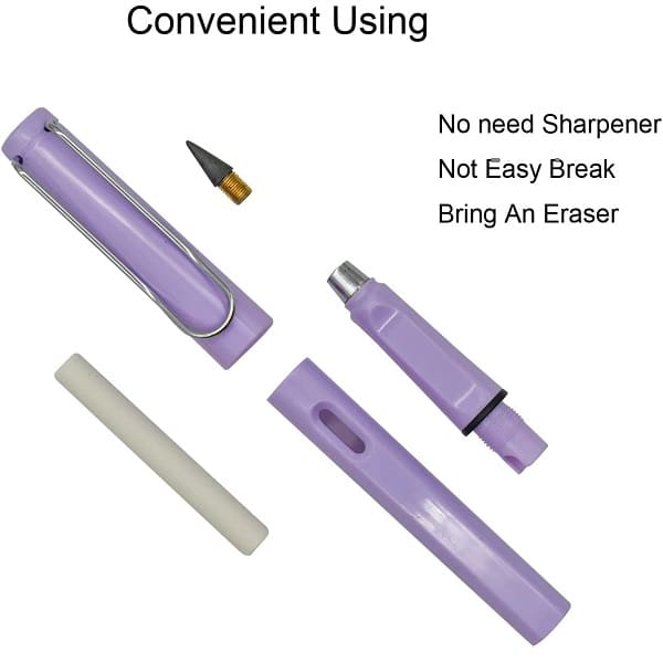 Everlasting Inkless Pencils Portable, Refillable & Replaceable