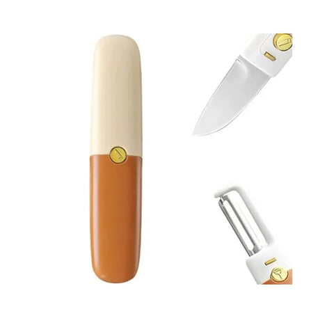 2 in 1 Knife Stainless Steel, Fruit and Vegetable Dual-Use Knife - My Store