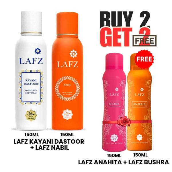 BUY2 GET2 :- Lafz kayani dastoor + Nabil Free, Lafz Anahita + Bushra