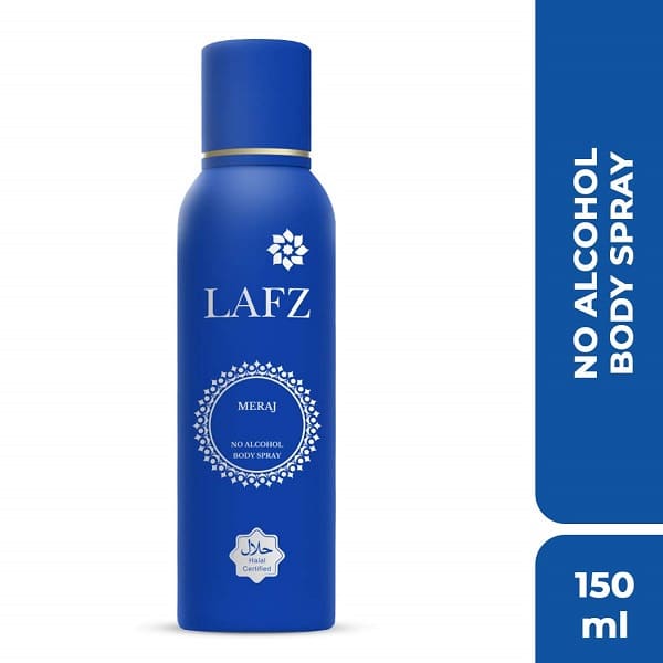 Lafz Meraj No Alcohol Deodorant Body Spray, For Men, 150 ml