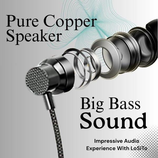 PACK OF 2 | LoSiTo Shadow Bluetooth Neckband – Power, Comfort &amp; Long Playtime