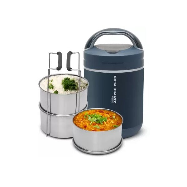 Jaypee Plus Hottline, Electric Lunch Box, 3 Stainless Steel Container