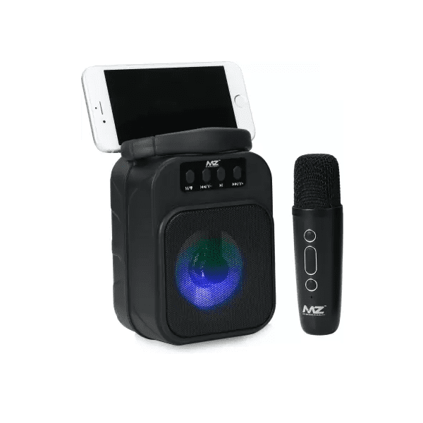 MZ M53 Portable Bluetooth Speaker Dynamic Thunder Sound with High Bass With Wireless Mic