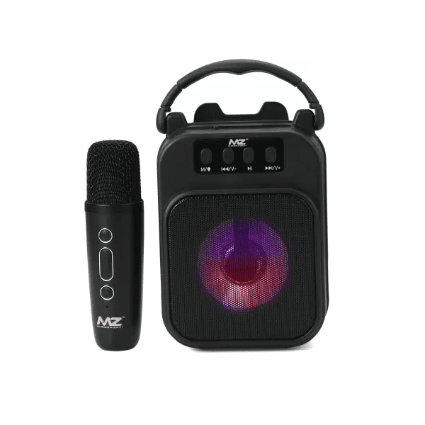 MZ M53 Portable Bluetooth Speaker Dynamic Thunder Sound with High Bass With Wireless Mic