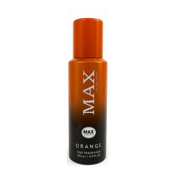 MAX Orange Body Spray Long-Lasting Fragrance for All-Day Freshness ( 120 ML )
