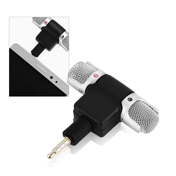 Mini Stereo Microphone Mic 3.5mm For Laptop, Camera, Vlogging - My Store