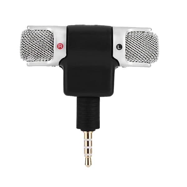 Mini Stereo Microphone Mic 3.5mm For Laptop, Camera, Vlogging - My Store