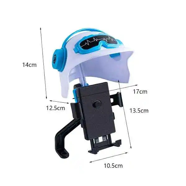 Bike Phone Mount Holder with Sun Visor for Bicycle