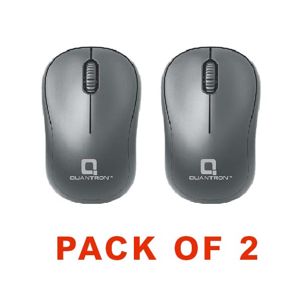 Quantron QMU-530 Wireless Mouse | 10M Range, Auto Sleep & Ergonomic Design