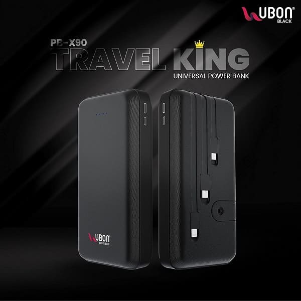 UBON Travelking PB-X90, 20000mAH Li-Polymer 12W Power Bank