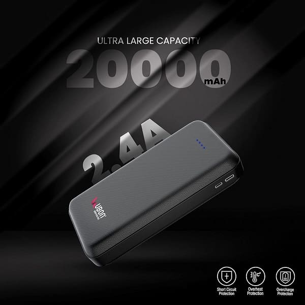 UBON Travelking PB-X90, 20000mAH Li-Polymer 12W Power Bank