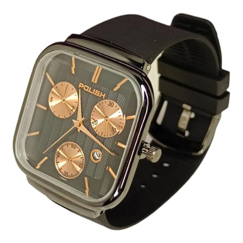 Premium Analog Wristwatch for Men -Stylish Square Dial