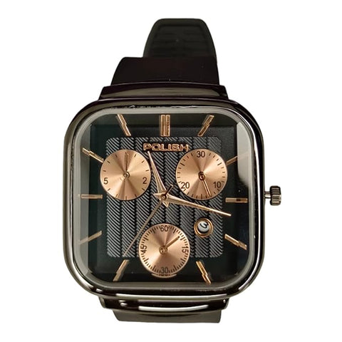 Premium Analog Wristwatch for Men -Stylish Square Dial