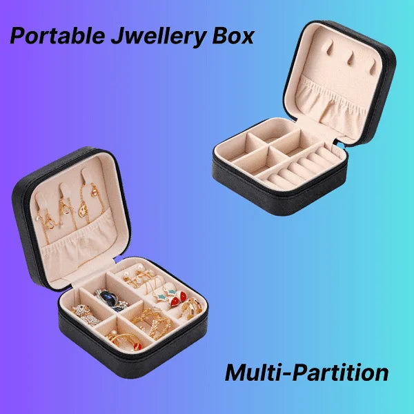 Portable Mini Jewellery Box For Girls and Women