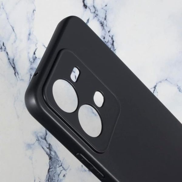 Realme C35 Silicone Back Cover (Black) | Soft, Flexible &amp; Shockproof