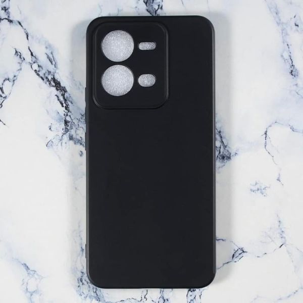Realme C35 Silicone Back Cover (Black) | Soft, Flexible &amp; Shockproof