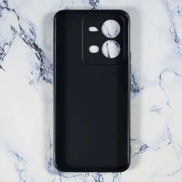 Realme C35 Silicone Back Cover (Black) | Soft, Flexible &amp; Shockproof