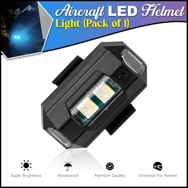 USB Rechargeable Mini LED Light Multi-Purpose (Helmet/Drone/Bike/Car)