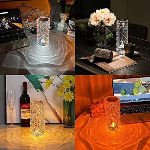 Crystal Diamond Table Lamp With Remote And Touch - My Store