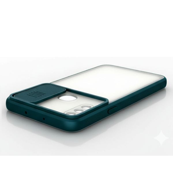 Premium Transparent Matte Back Cover for Samsung M01