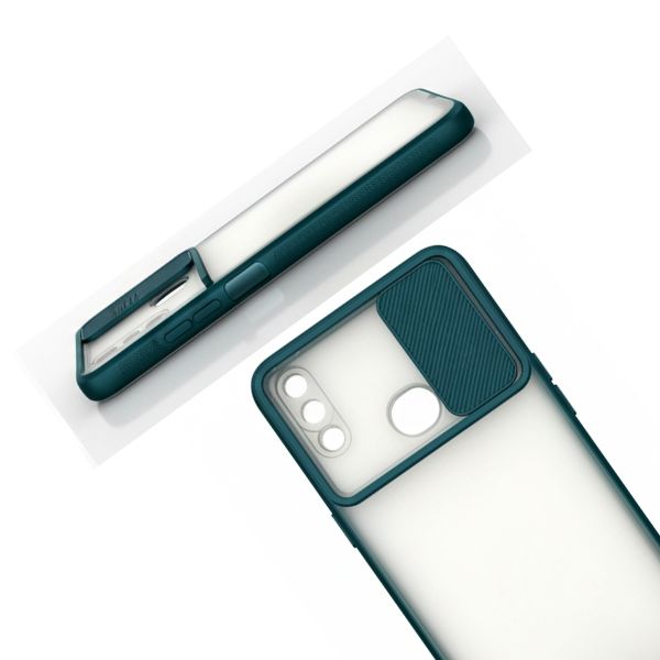 Premium Transparent Matte Back Cover for Samsung M01